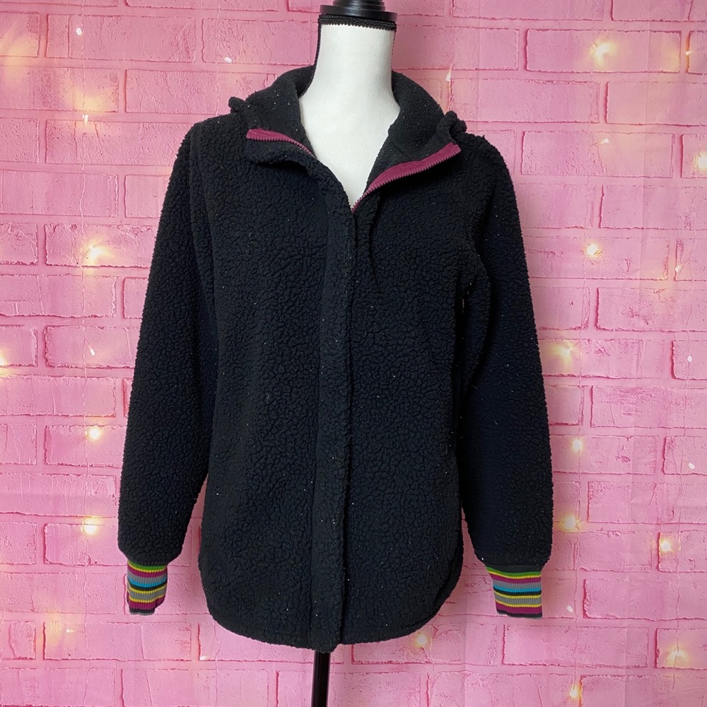 Life is good sherpa jacket size small women